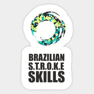 Zenity Brazilian Stroke Skills Shirt Sticker